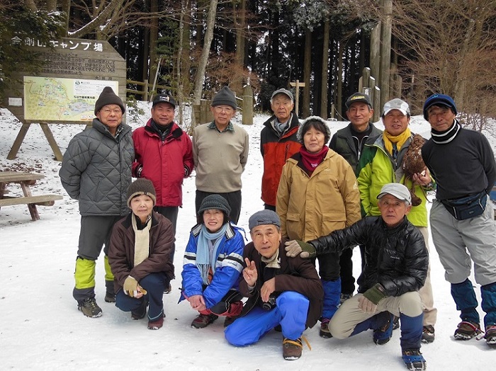 途上人KITANO 金剛山雪中登山 2015年2月